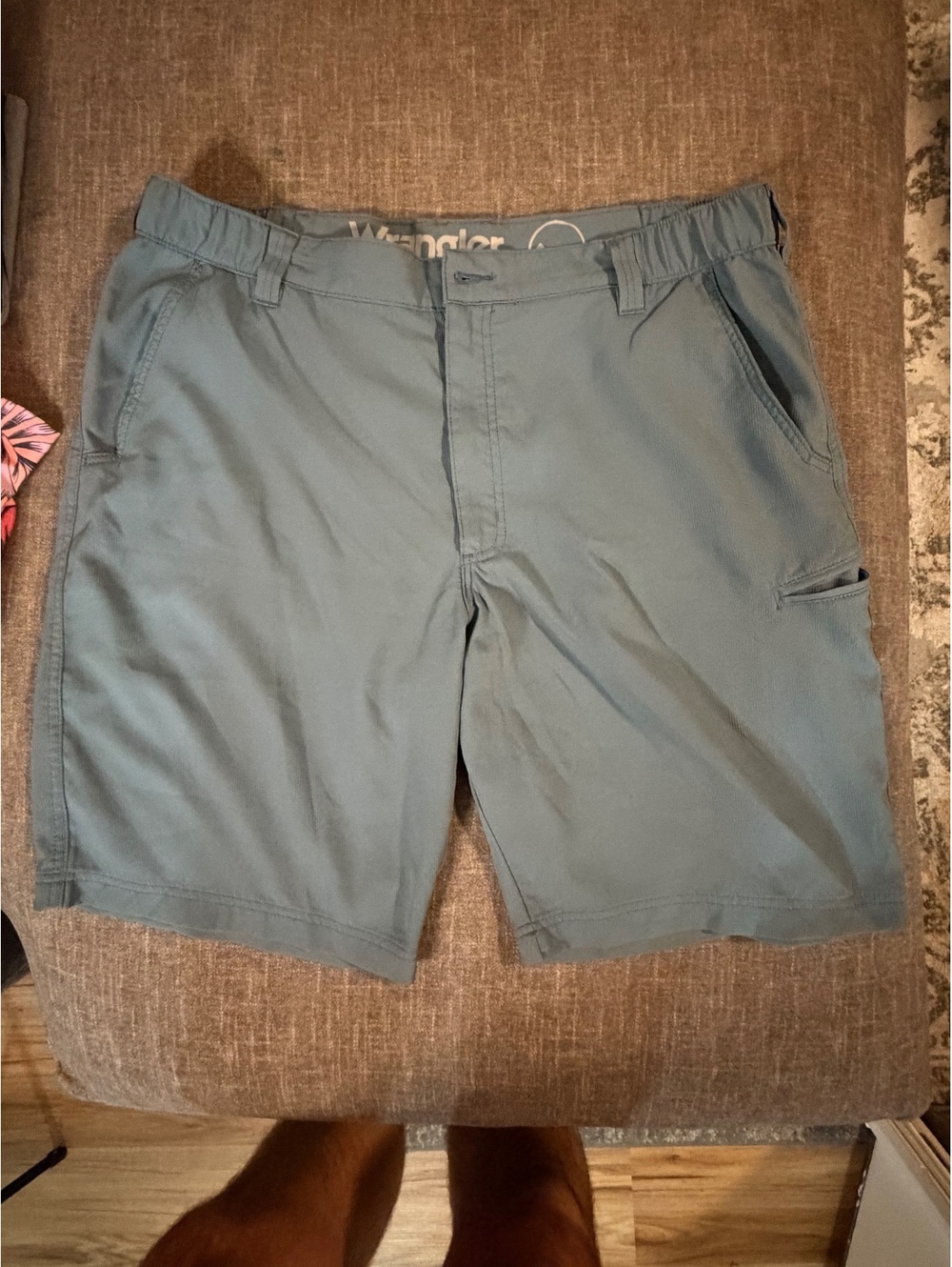 Wrangler men's light blue outdoor shorts